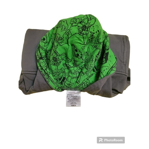 Boys Nickelodeon Teenage Mutant Ninja Turtles  Size 4  Hoodie Sweaters - Picture 3 of 4